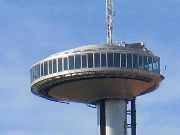 Faro de Moncloa, Madrid, Spanien, Außensicht Aussichtsturm