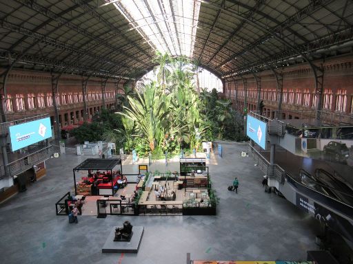 Bahnhof Atocha, Madrid, Spanien, Bahnhofshalle