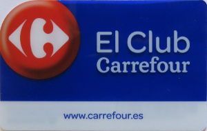 Carrefour Supermarkt Online, Madrid, Spanien, El Club Mitgliedskarte Vorderseite