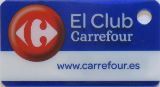 Carrefour Supermarkt Online, Madrid, Spanien, El Club Mitgliedskarte für Schlüsselbund Vorderseite