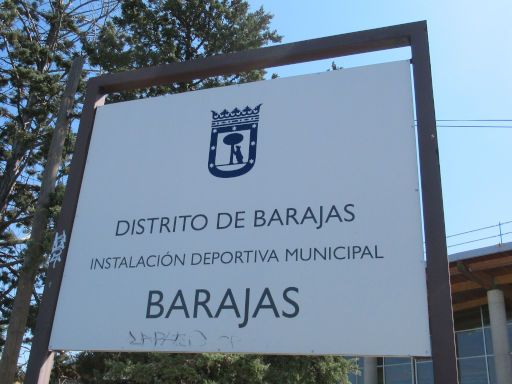Centro Deportivo Municipal Barajas, Hallenbad, Madrid, Spanien, Avenida Logro&ntilde;o 70, 28042 Madrid