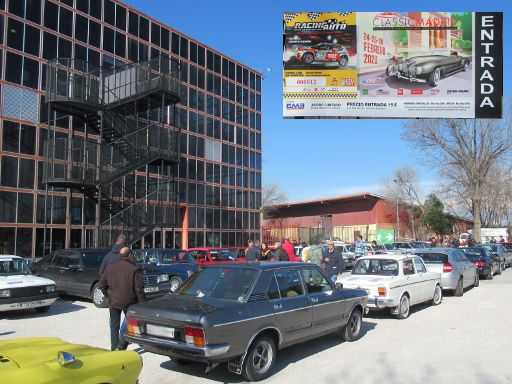 Classic Madrid Salón Internacional del Vehículo Clásico 2023, Madrid, Spanien, Außengelände und Halle Pabellón de Cristal