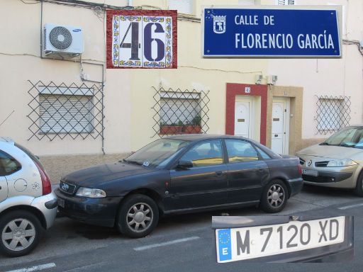 Coches fantasma, Autowracks, Madrid, Spanien, Audi A4 TDI Erstzulassung Februar 1999 in der Calle de Florencio García 46, 28027 Madrid im August 2021