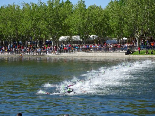 Copa del Mundo Triatlón 2019, Madrid, Spanien, 750 m Schwimmen