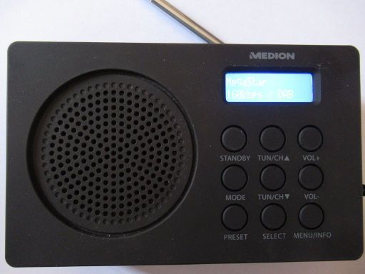 DAB Radio Empfang, Madrid, Spanien, MEDION® LIFE® DAB+ Radio E66320 (MD 43000)