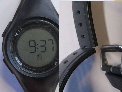Decathlon Online und Ladengesch&auml;fte, Madrid, Spanien, Kalenji W200 M azul Armband gebrochen im September 2026