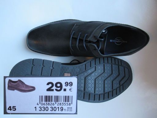 Deichmann, Madrid, Spanien, Memphis One Schnürer Herren Kunstleder Größe 45