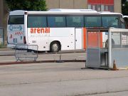 DGT Centro de exámenes de Móstoles, Bus praktische Prüfung Teil 1, Madrid, Spanien