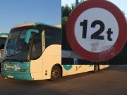 DGT Centro de exámenes de Móstoles, Bus praktische Prüfung Teil 2, Madrid, Spanien