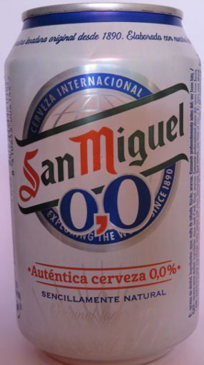 Dia Supermarkt Online, Madrid, Spanien, San Miguel Bier ohne Alkohol