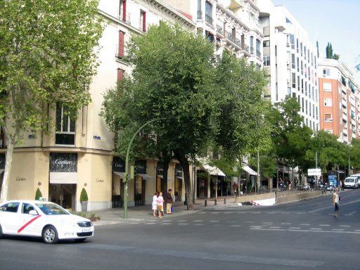 Einkaufsmöglichkeiten, Madrid, Spanien, Luxusgeschäfte in der Calle José Ortega y Gasset