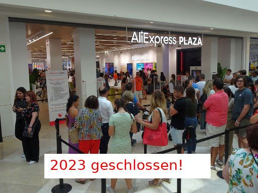 Einkaufsmöglichkeiten, Madrid, Spanien, AliExpress™ PLAZA im intu Madrid Xanadú® 2023 geschlossen