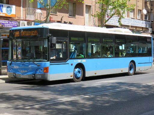 EMT Bus, Madrid, Spanien, MAN Bus