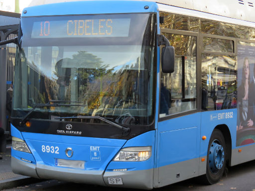 EMT Bus, Madrid, Spanien, TATA Hispano Bus Modell area