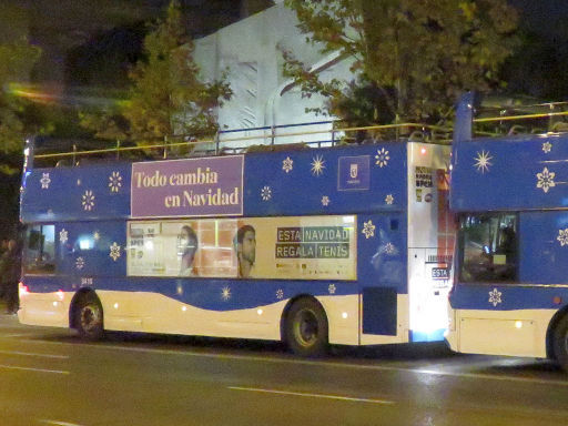 EMT naviluz Bus, Madrid, Spanien, naviluz Cabrio–Doppeldeckerbus