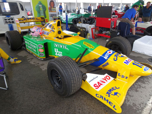 Espíritu del Jarama 2018, Madrid, Spanien, Benetton B193 Baujahr 1992