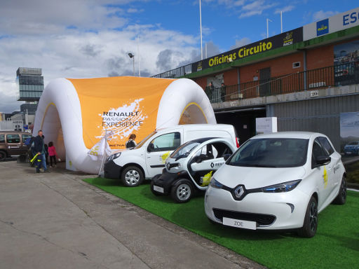 Espíritu del Jarama 2018, Madrid, Spanien, Renault Passion Experience Elektrofahrzeuge