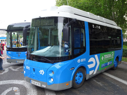 European mobility week, 2019, Madrid, Spanien, Wolta Elektrobus EMT Madrid