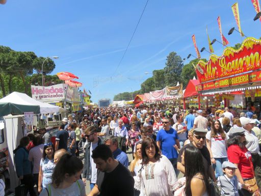 Feiertag San Isidro, Madrid, Spanien, Gastronomie auf dem Paseo de la Ermita del Santo