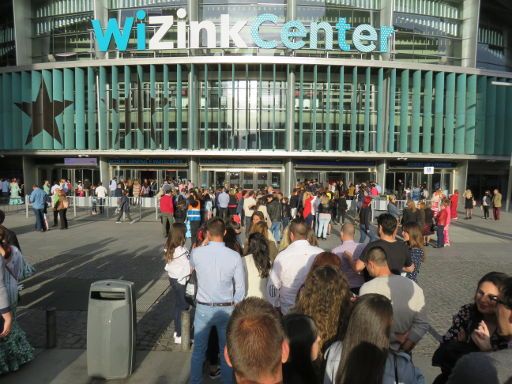 Feria de Abril 2017, Madrid, Spanien, WiZink Center, Eingang ohne Reservierung