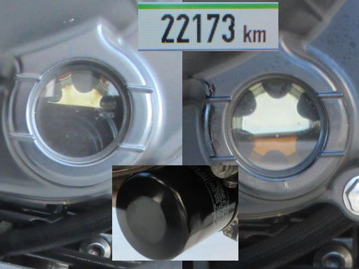 Feu Vert, Madrid, Spanien, Kawasaki Z900 Öl und Filterwechsel 22 173 km
