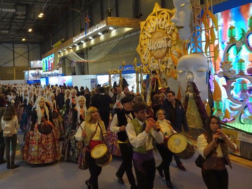 Fitur 2019 International Tourism Trade Fair, Madrid, Spanien, drei Hallen mit Regionen Spaniens