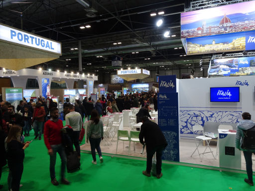 Fitur 2020 International Tourism Trade Fair, Madrid, Spanien, Halle 4, Italien, Portugal