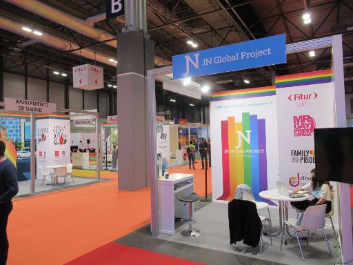 Fitur 2021 International Tourism Trade Fair, Madrid, Spanien, Halle 3, Fitur Gay LGBT+