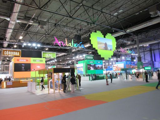 Fitur 2021 International Tourism Trade Fair, Madrid, Spanien, Halle 5, Andalusien