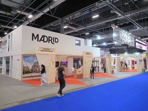 Fitur 2021 International Tourism Trade Fair, Madrid, Spanien, Halle 7, Spanien Stand von Madrid