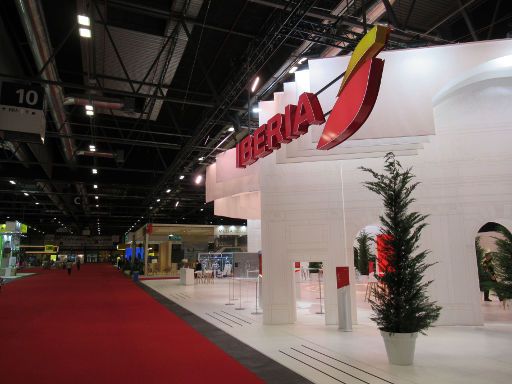 Fitur 2021 International Tourism Trade Fair, Madrid, Spanien, Halle 10, Fluggesellschaften, Iberia