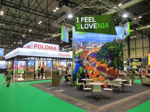 Fitur 2021 International Tourism Trade Fair, Madrid, Spanien, Halle 6, International Slovenien und Polen