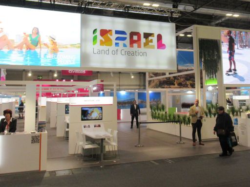 Fitur 2024 International Tourism Trade Fair, Madrid, Spanien, Halle 4 Stand von Israel