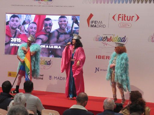 Fitur 2024 International Tourism Trade Fair, Madrid, Spanien, Halle 3, Fitur Gay LGBT+