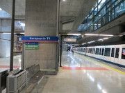 Flughafen Adolfo Suárez Madrid Barajas, Madrid, Spanien, Metro Station Terminal 4