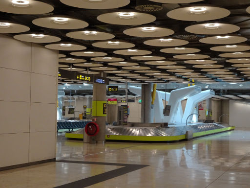 Flughafen Adolfo Suárez Madrid Barajas, Tage der offenen Tür, Madrid, Spanien, Gepäckausgabebänder im Terminal 4