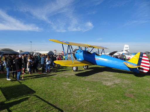 Fundación Infante de Orleans, Museo de aviones históricos en vuelo, Madrid, Spanien, Boeing Stearman Kaydet - FNM Baujahr 1933