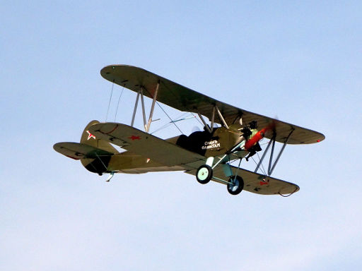 Fundación Infante de Orleans, Museo de aviones históricos en vuelo, Madrid, Spanien, Polikarpov Po 2 Baujahr 1928 im Flug