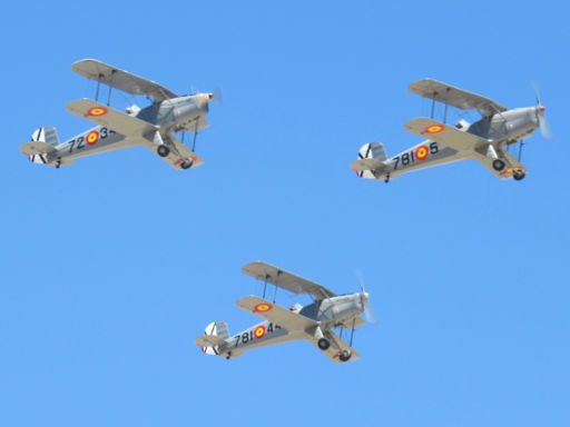 Fundación Infante de Orleans, Museo de aviones históricos en vuelo, Madrid, Spanien, BÜCKER BÜ 131 JUNGMANN ETT Baujahr 1934