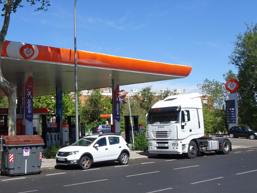 galp, Autogas LPG, GLP Tankstelle, Madrid, Spanien, galp Tankstelle Avenida Arcentales 7, 28037 Madrid
