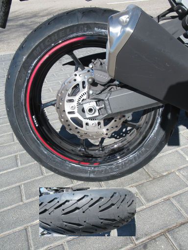 Iber Neumáticos, Madrid, Spanien, Michelin Road 5 180/55 ZR17 M/C (73W)