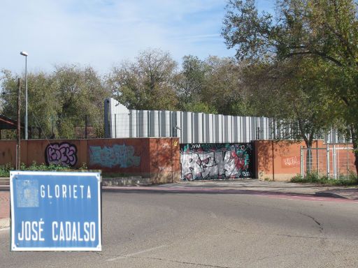 Illegale Einwanderung, Madrid, Spanien, Cuartel Militar Primo de Rivera am Plaza José Cadalso, 28806 Alaclá de Henares