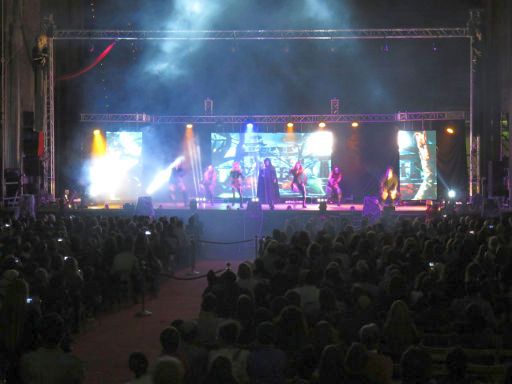 Musical Thriller in memory of the king of pop, Madrid, Spanien, Show Eröffnung mit Tänzern