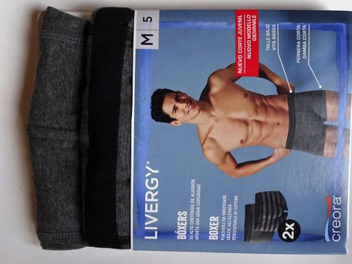 Lidl España, Madrid, Spanien, LIVERGY® zwei Herren Boxer