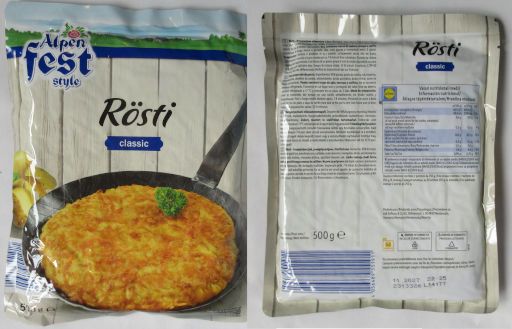 Lidl Espa&ntilde;a, Madrid, Spanien, R&ouml;sti 500 g f&uuml;r 2,19 Euro im M&auml;rz 2026