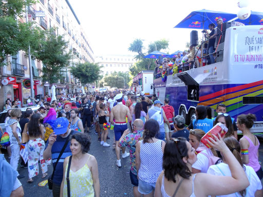 mado19 madrid orgullo 2019, Madrid, Spanien, Calle de Méndez Álvaro