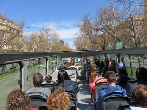 Madrid City Tour Premium, Busrundfahrt, Madrid, Spanien, Doppeldeckerbus mit offenen Verdeck