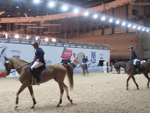 Madrid Horse Week 2022, Madrid, Spanien, Reitplatz in der Halle 12