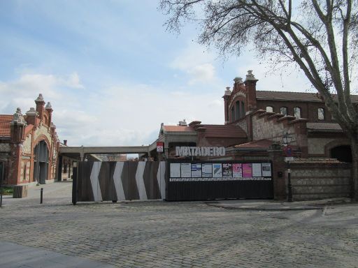 Matadero Madrid, Madrid, Spanien, Eingang Casa del Reloj