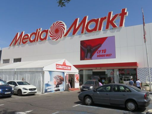 Media Markt®, Madrid, Spanien, Filiale in San Sebastián de los Reyes, Außenansicht